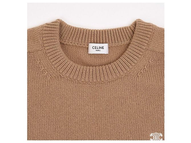 Céline Maglia in lana Triomphe da uomo Arancione - vista 3