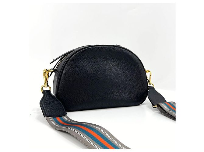 Prada Borsa a tracolla Odette in Vitello Daino Nero - vista 3