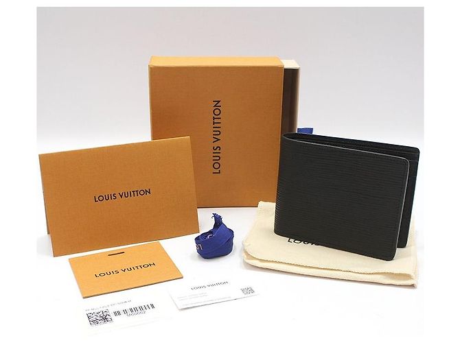 Louis Vuitton Black Epi Multiple Wallet Small Wallet - view 2