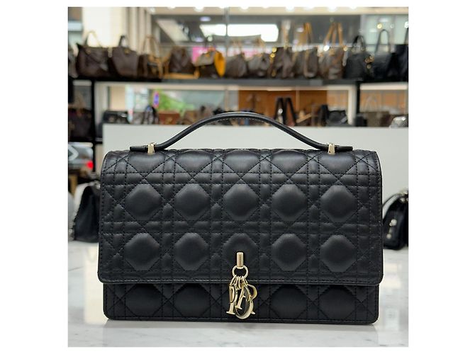 Dior Borsa My Miss Top Handle Nera Nero - vista 3