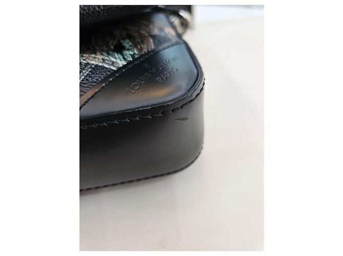Louis Vuitton Borsa a tracolla a scacchi grafite Marrone - vista 20