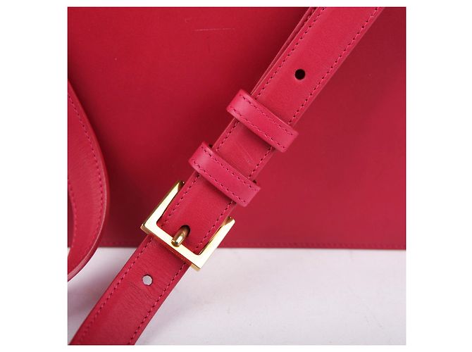 Saint Laurent Borsa a tracolla Sac Loulou in pelle rosa - vista 9