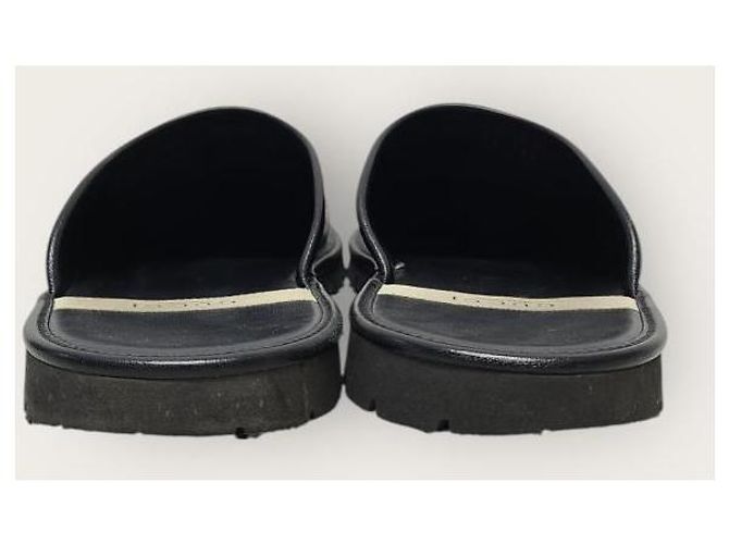 Gucci Mocassino in pelle nero con mors GG - vista 7