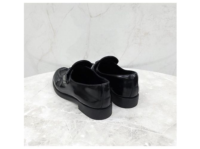 Prada Mocassino in pelle spazzolata cioccolato Multicolore - vista 4