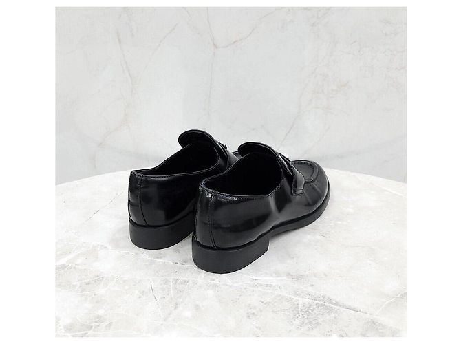 Prada Mocassino in pelle spazzolata cioccolato Multicolore - vista 5