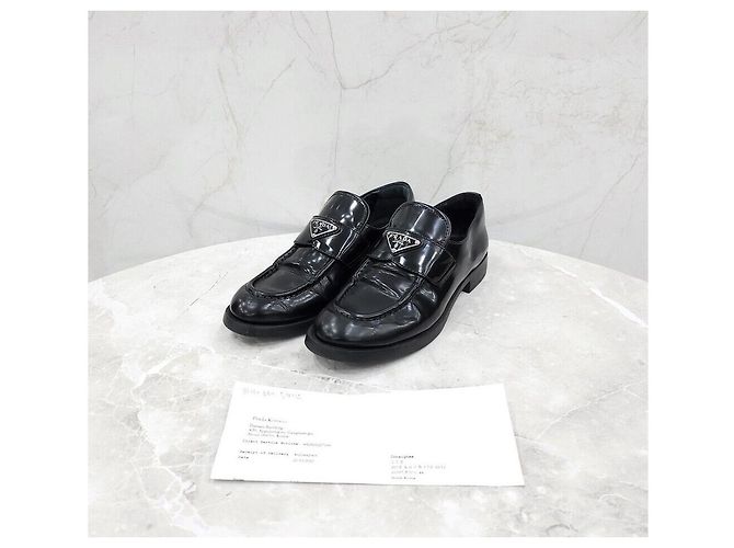 Prada Mocassino in pelle spazzolata cioccolato Multicolore - vista 6
