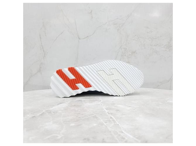 Hermès Denim Bouncing Sneaker Silber - Ansicht 8
