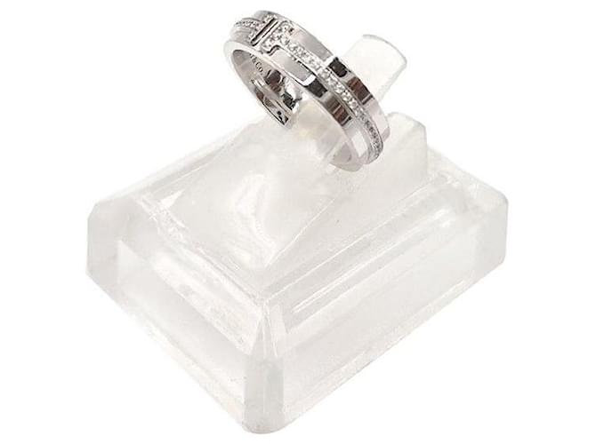 Tiffany & Co Schmaler Diamantring Weiß - Ansicht 3
