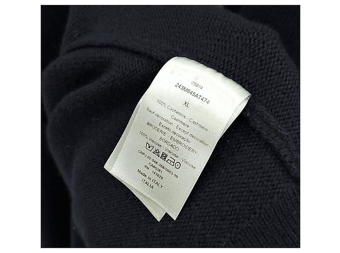Dior Pull en maille de cachemire couture - vue 5