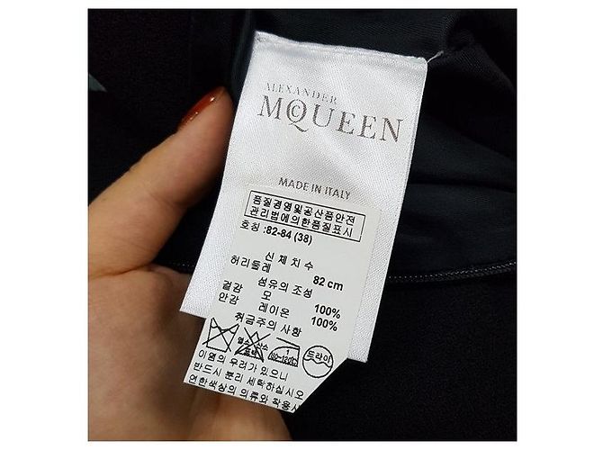 Alexander Mcqueen Jupe en laine pour femme - vue 4