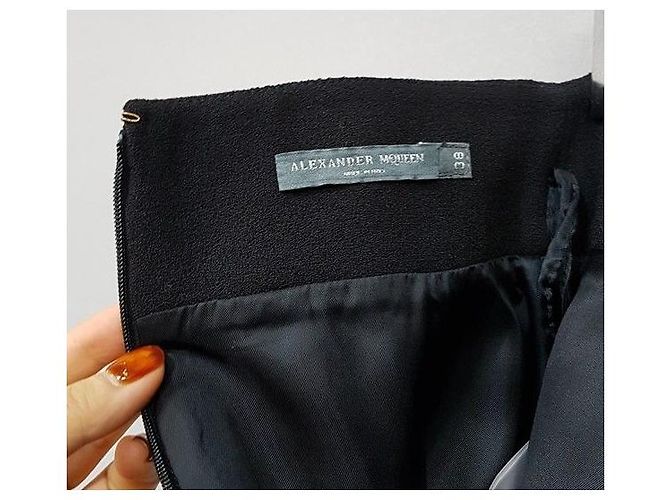 Alexander Mcqueen Jupe en laine pour femme - vue 5