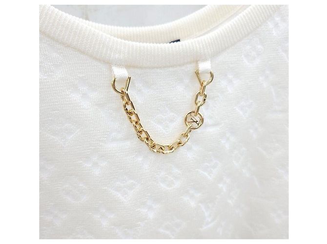 Louis Vuitton Canotta Monogram Sporty Argento - vista 3
