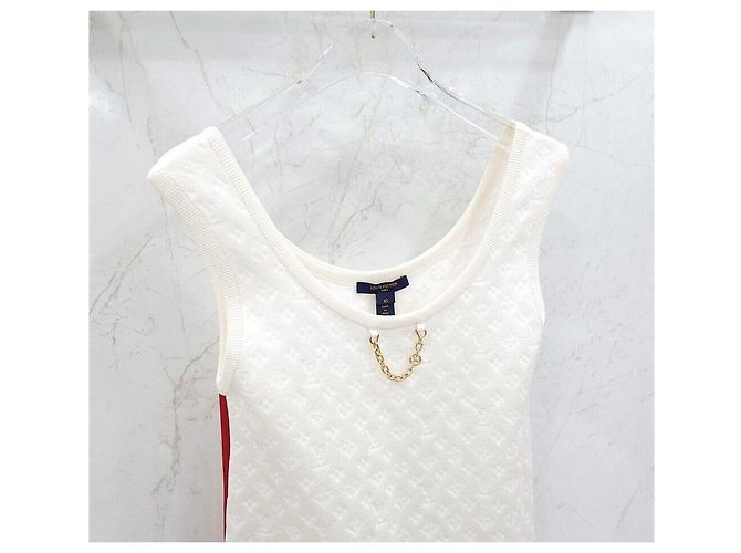 Louis Vuitton Canotta Monogram Sporty Argento - vista 4