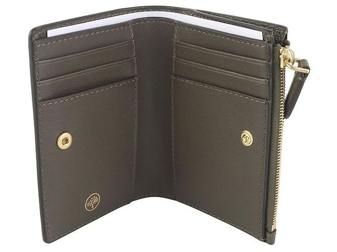 Mulberry Continental Small Zip Ledergeldbörse Golden - Ansicht 5
