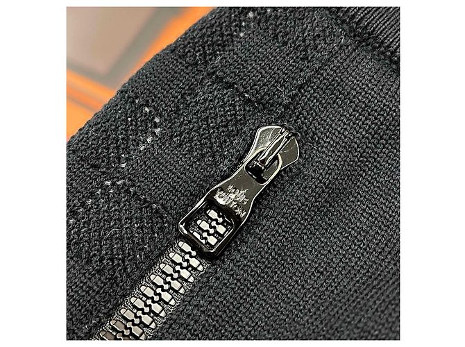 Louis Vuitton Pantaloni track Damier in maglia Black Nero - vista 7