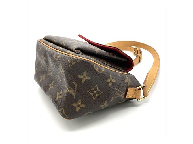 Borsa a Spalla Louis Vuitton Vivacite PM Marrone Monogramma - vista 2