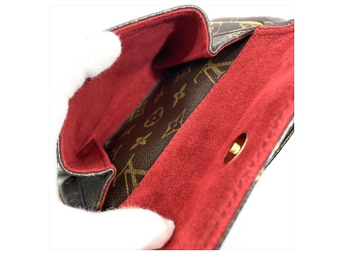 Borsa a Spalla Louis Vuitton Vivacite PM Marrone Monogramma - vista 6