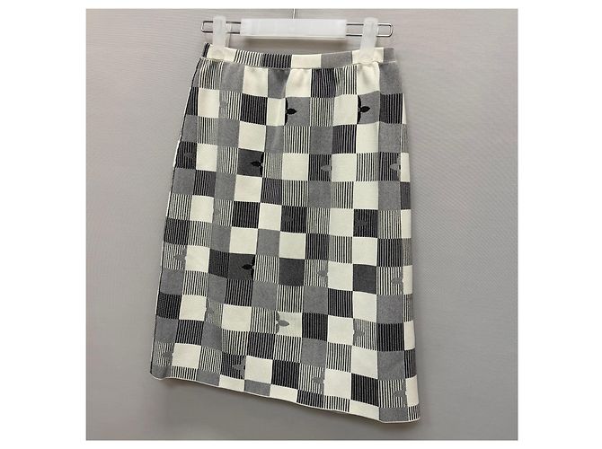 Louis Vuitton Damier gerade Rock Mehrfarben - Ansicht 6