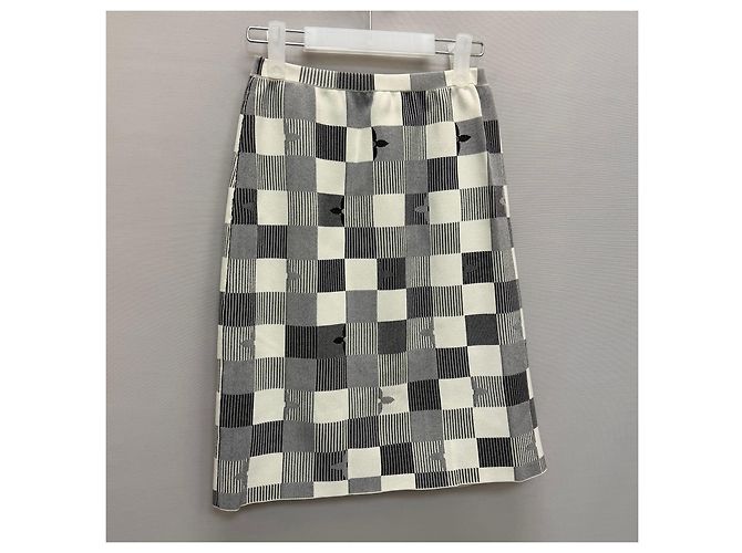 Louis Vuitton Damier gerade Rock Mehrfarben - Ansicht 7