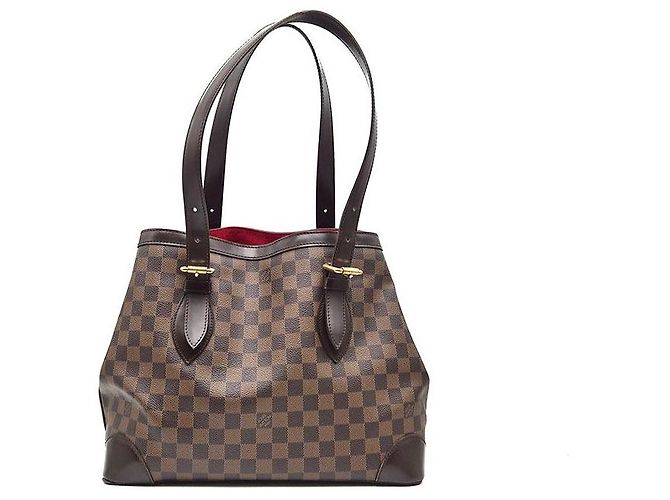 Louis Vuitton Damier Hampstead GM Marrone - vista 3