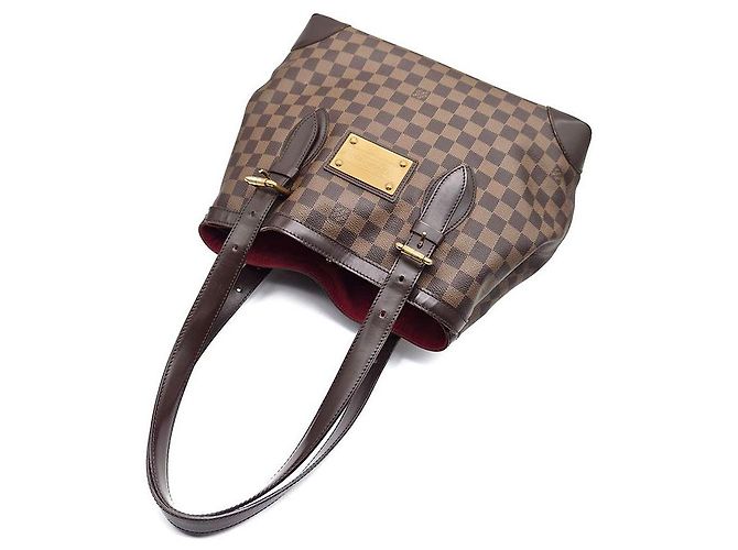 Louis Vuitton Damier Hampstead GM Marrone - vista 4
