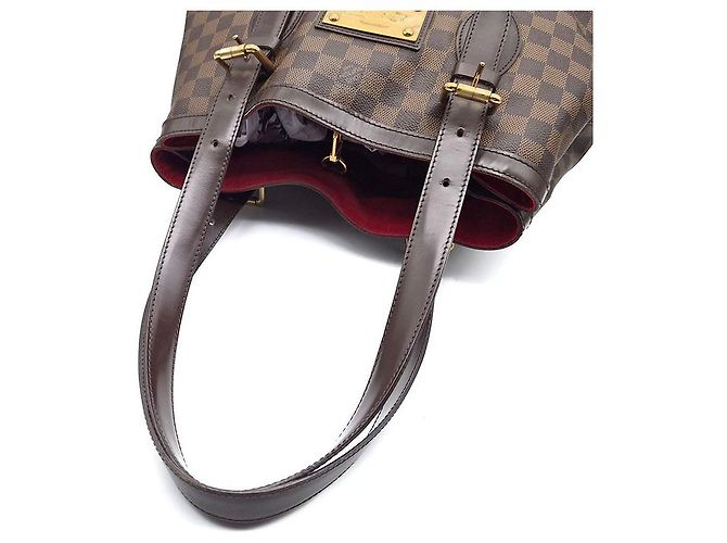 Louis Vuitton Damier Hampstead GM Marrone - vista 5