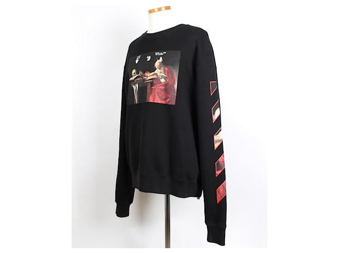 Off White Sweatshirt Caravaggio XL Weiß - Ansicht 2