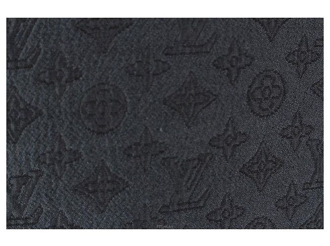 Louis Vuitton Mini Monogram Seidenmischung Hemd Navy XL Blau - Ansicht 6