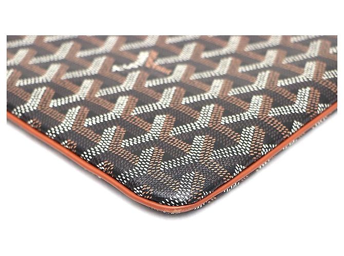Goyard Clutch Black Tan Castaño - vista 5