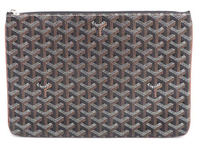 Goyard Clutch Black Tan Castaño - vista 7
