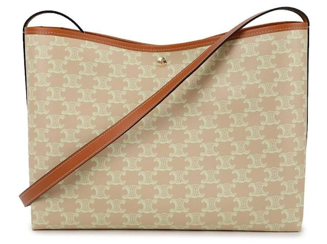 Céline Borsa Shopper Morbida Marrone - vista 4