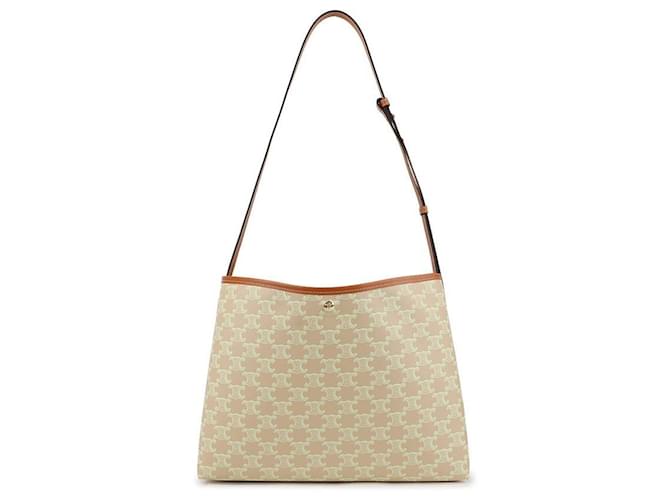 Céline Borsa Shopper Morbida Marrone - vista 6