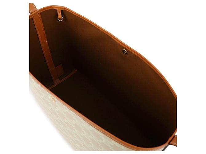 Céline Borsa Shopper Morbida Marrone - vista 9