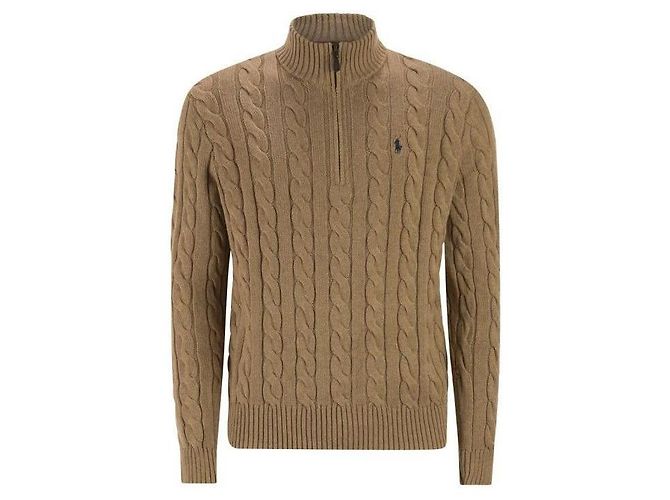 Ralph Lauren Half-Zip mit besticktem Pony-Logo - Ansicht 4