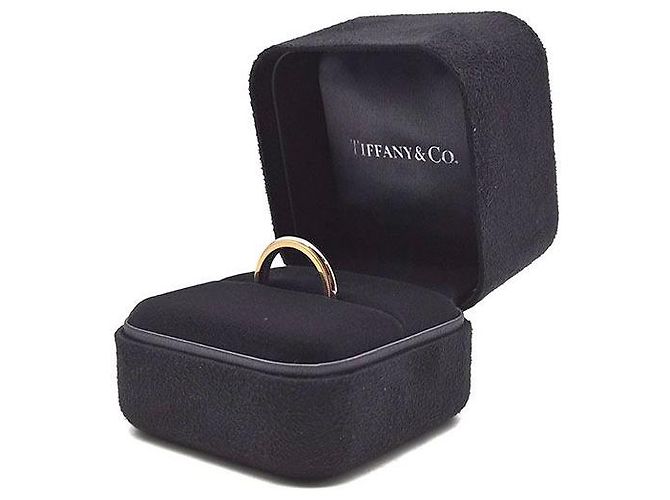Tiffany & Co Anello Milgrain D'oro - vista 6
