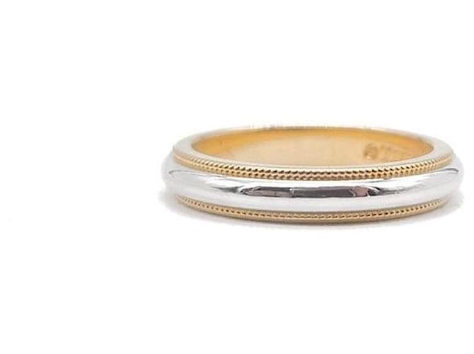 Tiffany & Co Anello Milgrain D'oro - vista 2
