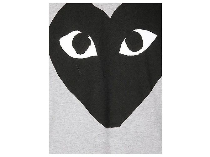 Comme Des Garcons T-Shirt mit Kurzarm und großem Herzprint Braun - Ansicht 6