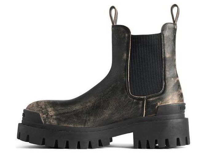 Balenciaga Strike Chelsea Boots Schwarz - Ansicht 7