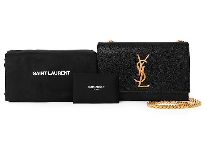 Saint Laurent Borsa a Spalla Monogram Kate Satchel Small - vista 10