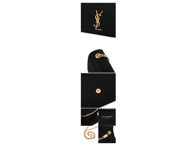 Saint Laurent Borsa a Spalla Monogram Kate Satchel Small - vista 9