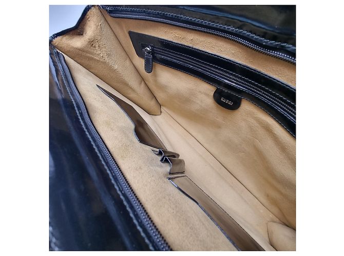 Bamboo Gucci Valigetta in Bambù Nera (Unisex, Articolo Raro) Nero - vista 17