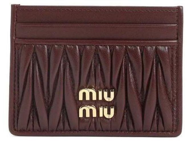 Miu Miu Tarjetero de piel Nappa - vista 4