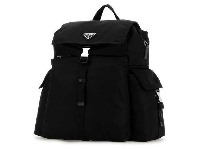 Prada Explore a mochila em Re-Nylon e couro Preto - vista 5