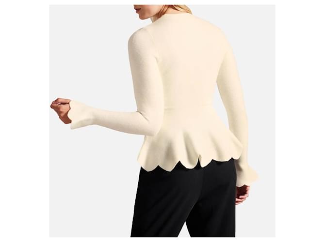 Ted Baker Hazalen Peplum Top Weiß - Ansicht 2