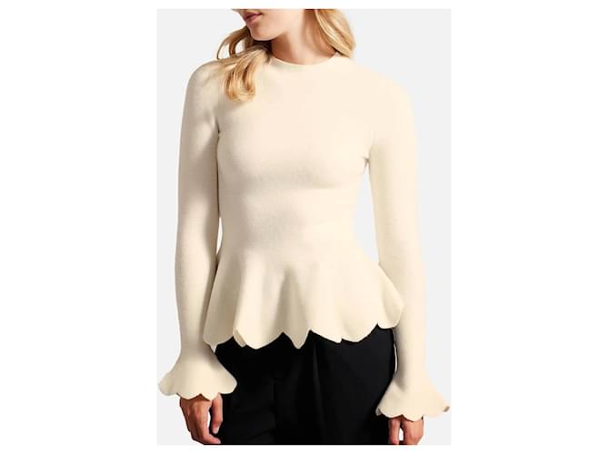 Ted Baker Hazalen Peplum Top Weiß - Ansicht 3