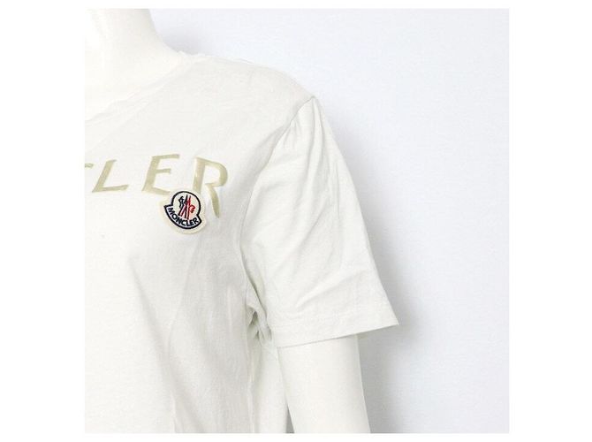 Moncler Camiseta de algodón con logo blanca Blanco - vista 3