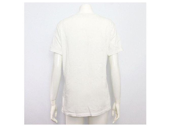 Moncler Camiseta de algodón con logo blanca Blanco - vista 4