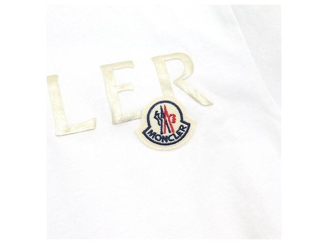 Moncler Camiseta de algodón con logo blanca Blanco - vista 6