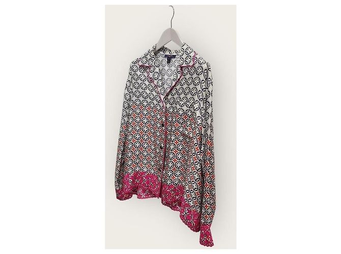Louis Vuitton Camicia da pigiama con monogramma floreale geometrico Nero - vista 3