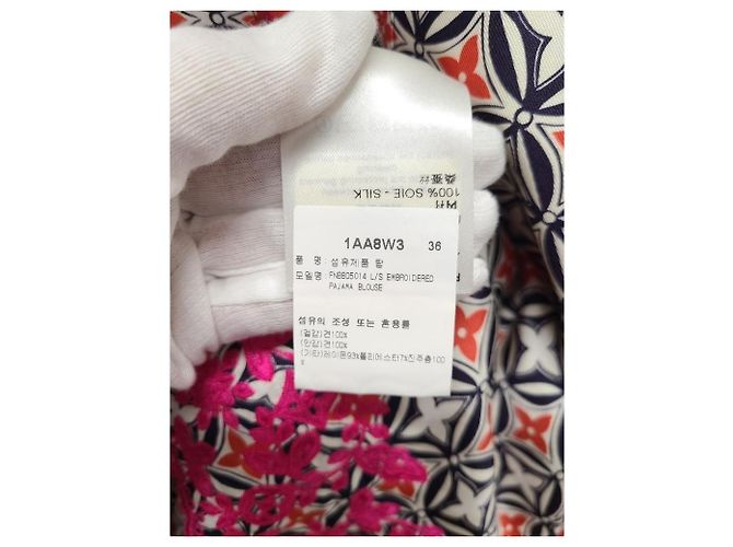 Louis Vuitton Camicia da pigiama con monogramma floreale geometrico Nero - vista 5